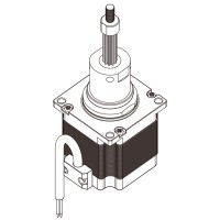 57mm直线推杆式步进电机-23HY45A