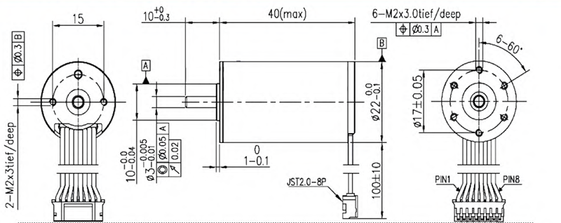 NAECU2240H系列空心杯电机-2240H2412